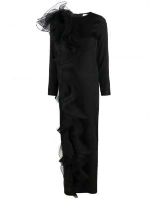 Fodros estélyi ruha Ana Radu fekete