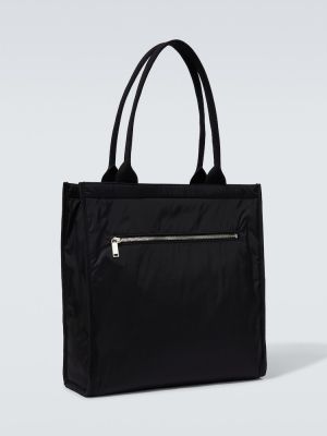 Kožená nákupná taška Saint Laurent čierna