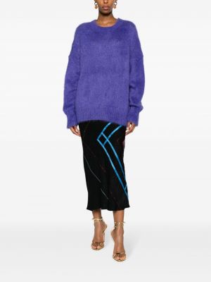 Pletený svetr Des Phemmes fialový