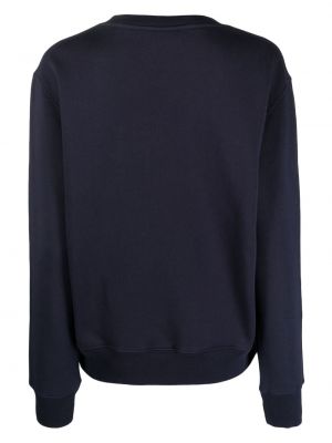 Kokvilnas džemperis ar izšuvumiem Autry zils