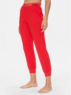 Pižama Calvin Klein Underwear rdeča