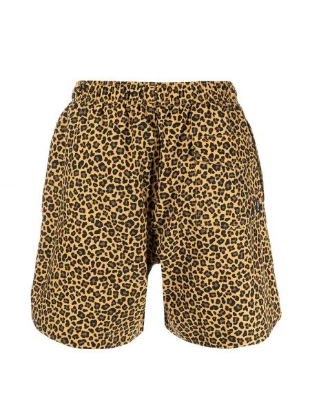 Shorts mit print mit leopardenmuster Purple Brand