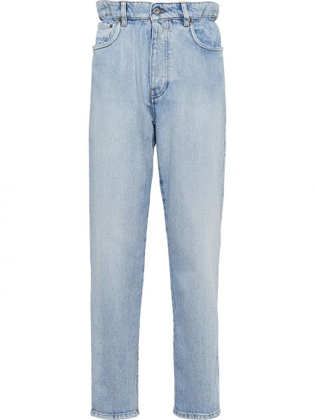 Straight leg jeans Miu Miu blu