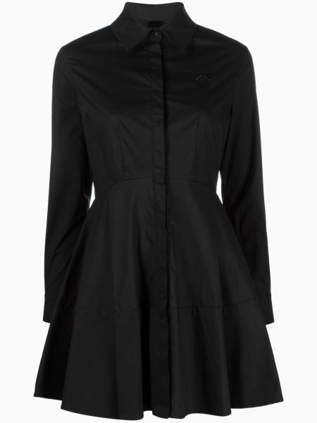 Расклешенное платье мини расклешенное Pinko, черное