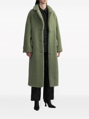 Fleecový kabát Stand Studio zelený