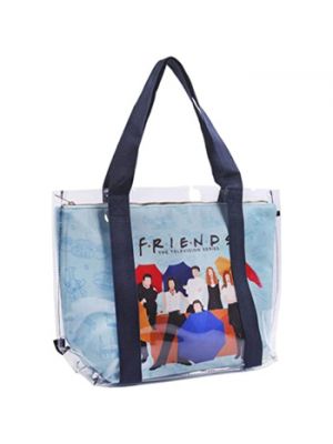 Niebieska torba na ramię Friends