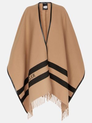 Woll poncho Moncler beige