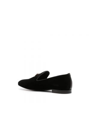 Loafers de terciopelo‏‏‎ Versace negro