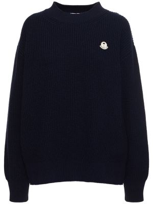Suéter de lana Moncler Genius azul
