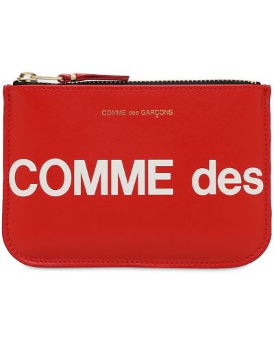 Kožená peněženka Comme Des Garçons Wallet černá