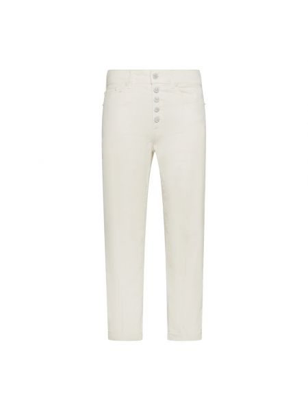 Białe jeansy Dondup
