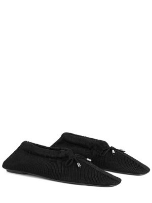 Chaussures de ville en tricot Toteme noir