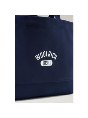 Bolso shopper Woolrich azul