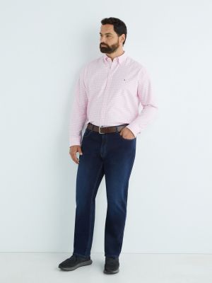 Camisa a cuadros Tommy Hilfiger rosa