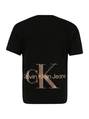 Тениска Calvin Klein Jeans Plus черно