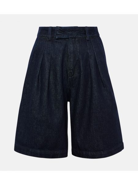 Shorts en jean The Frankie Shop bleu