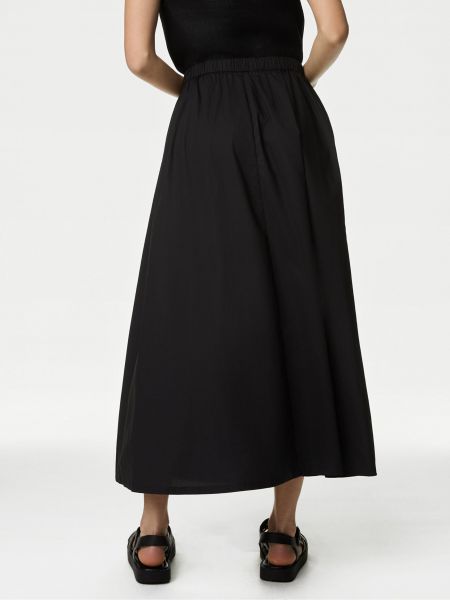 Midi sukně Marks & Spencer černé