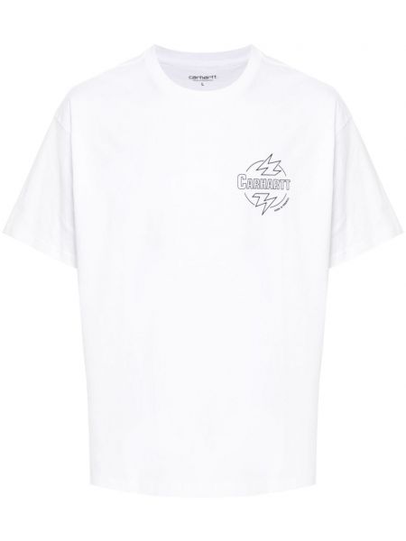 Bavlnené tričko Carhartt Wip biela