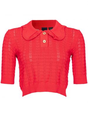 Polo en tricot Pinko rouge