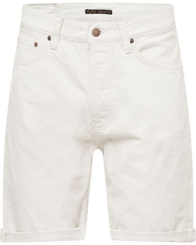 Shorts en jean Nudie Jeans Co blanc