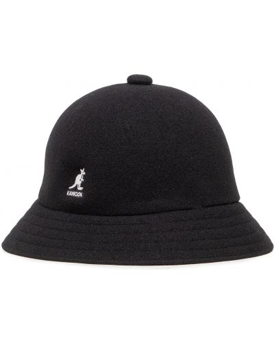Vlnený klobúk Kangol čierna