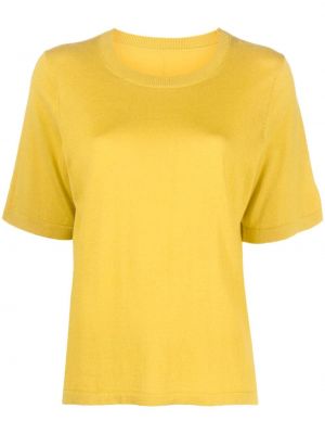 Majica z okroglim izrezom Chinti & Parker rumena