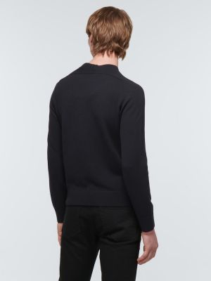 Кашмирен пуловер Saint Laurent черно