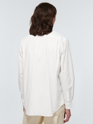 Bavlněná košile Acne Studios bílá