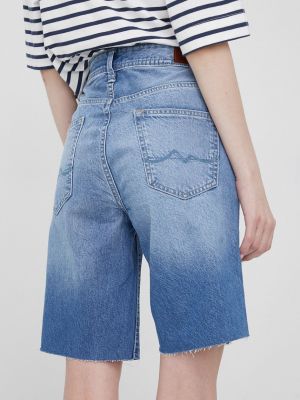 Однотонные джинсовые шорты Pepe Jeans