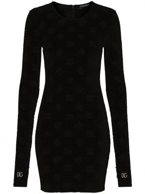 Макси рокля Dolce & Gabbana черно