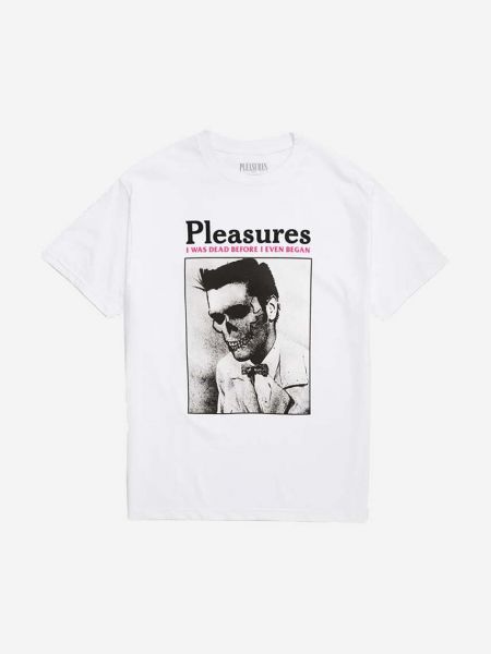 Pamučna majica Pleasures bijela