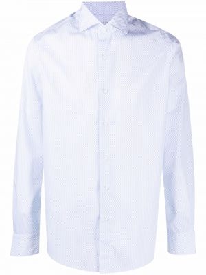 Biała koszula z printem Orian