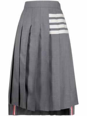 Plisované sukně Thom Browne šedé