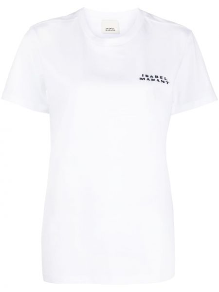 T-shirt di cotone Isabel Marant bianco