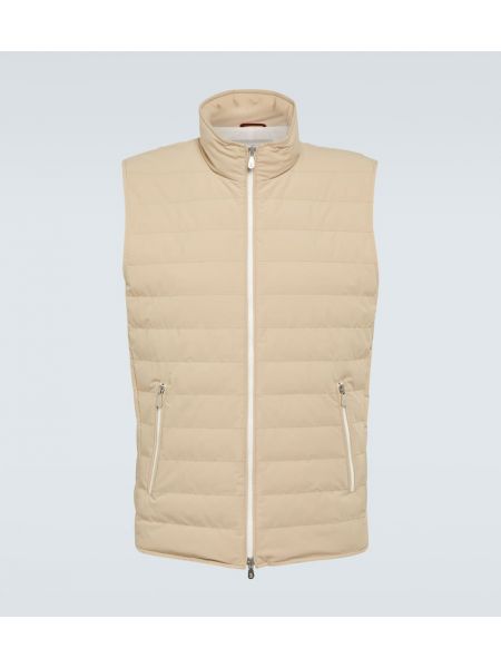 Ned vattert vest Brunello Cucinelli beige