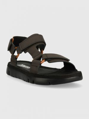 Usnjene sandali Camper rjava