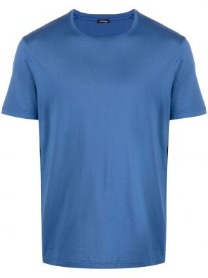 T-shirt Kiton bleu
