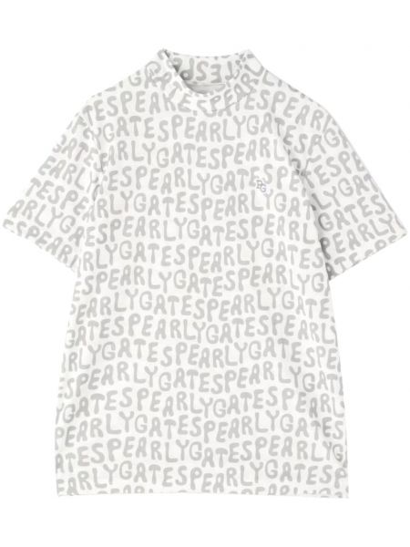 T-shirt Pearly Gates hvid