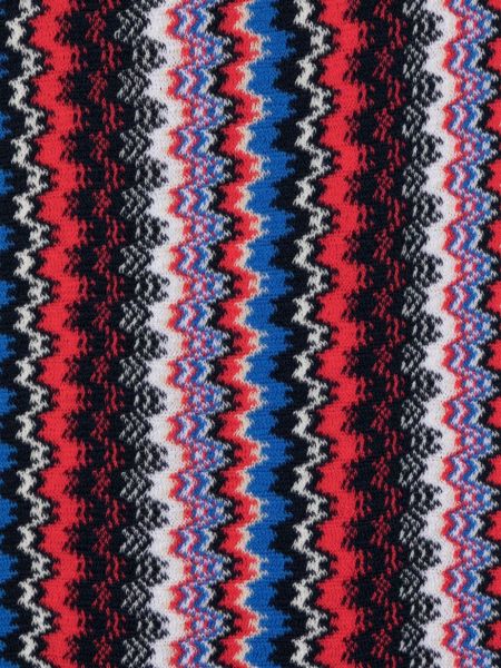 Pletený vlněný šál Missoni modrý