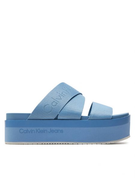 Sandály Calvin Klein Jeans modré