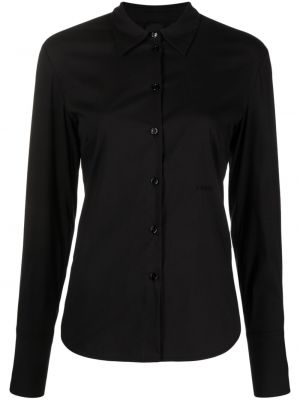 Bavlnená košeľa Pinko čierna