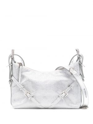 Чанта през рамо Givenchy сребристо