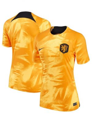 Женская национальная сборная нидерландов home breathe stadium replica blank jersey Nike оранжевая