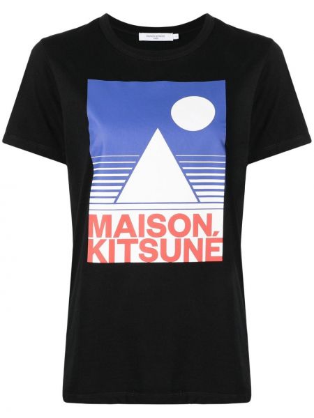 Camicia Maison Kitsuné, nero