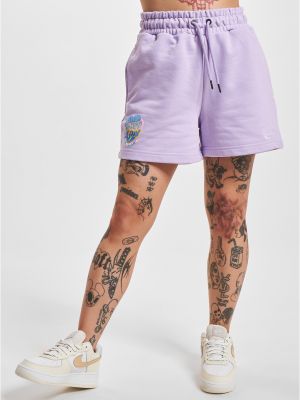 Pantalon à motif mélangé Karl Kani violet