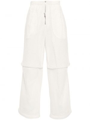 Rovné kalhoty Jil Sander bílé