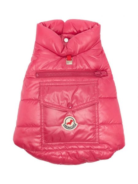 Tikattu liivi Moncler X Poldo pinkki