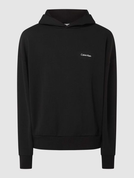 Bluza z kapturem z nadrukiem relaxed fit Ck Calvin Klein czarna