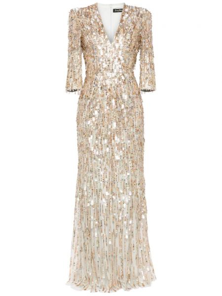 Vakarkleita ar fliteriem Jenny Packham