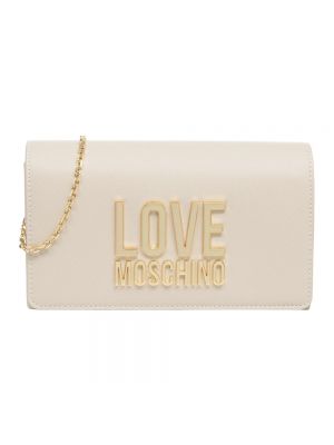 Umhängetasche Love Moschino beige